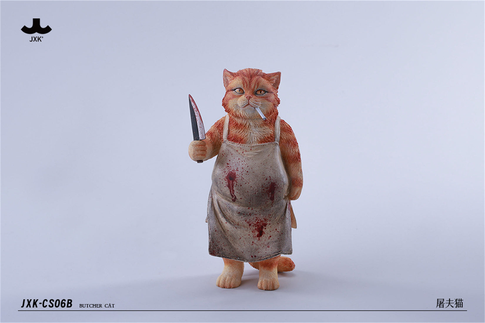 JXK Butcher Cat Model Animal Figure