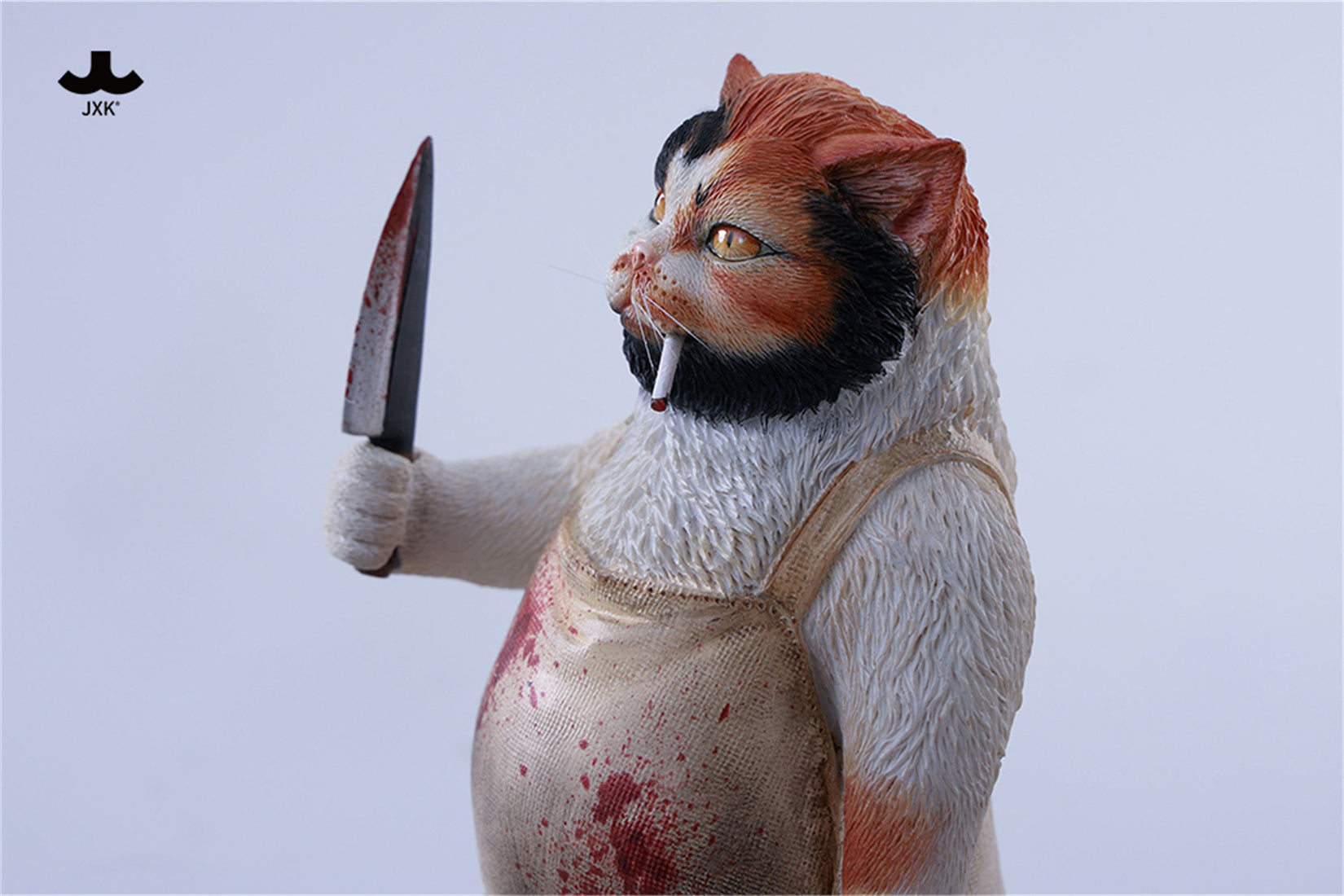 JXK Butcher Cat Model Animal Figure