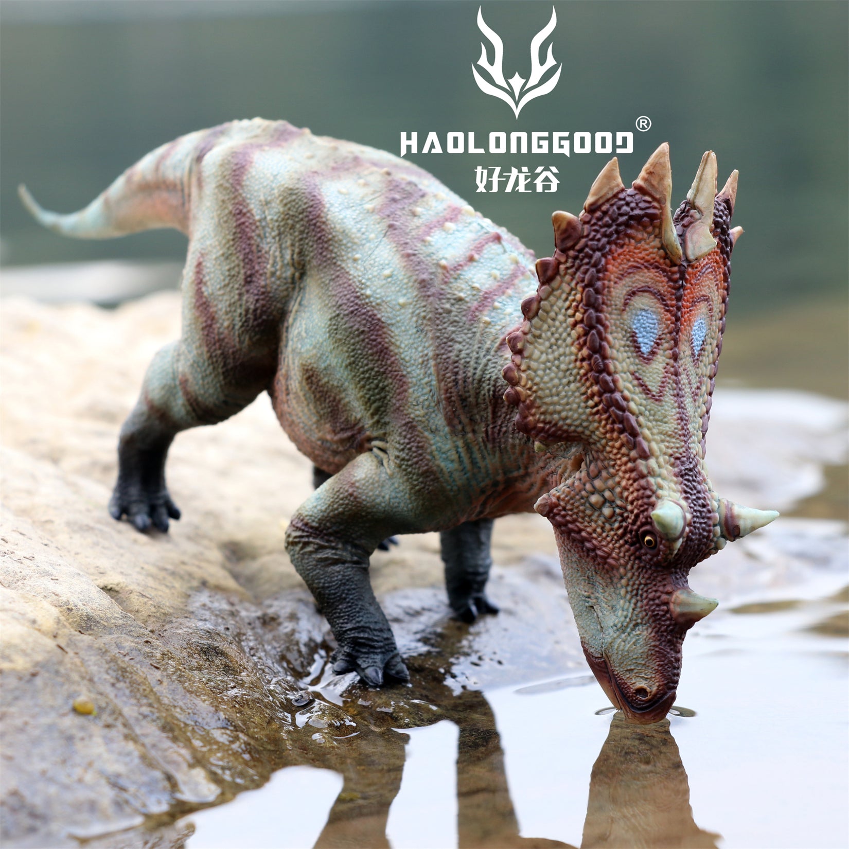HAOLONGGOOD 1:35 Scale Utahceratops Model