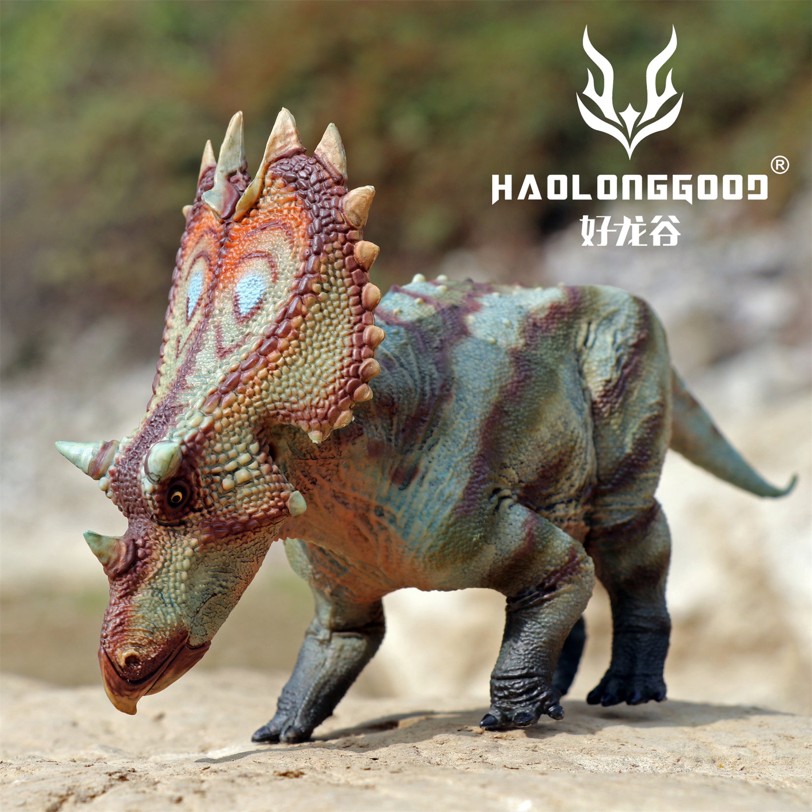 HAOLONGGOOD 1:35 Scale Utahceratops Model