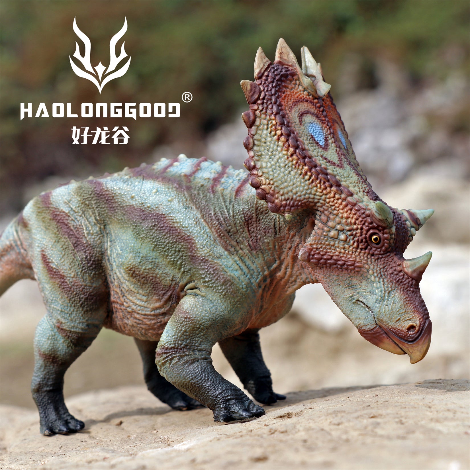HAOLONGGOOD 1:35 Scale Utahceratops Model
