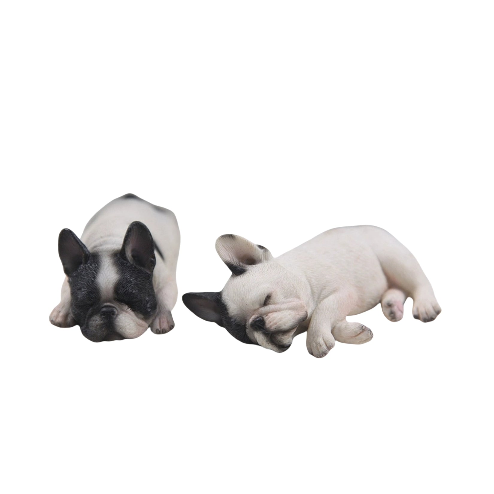 JXK 2pcs/Set French Bulldog Model