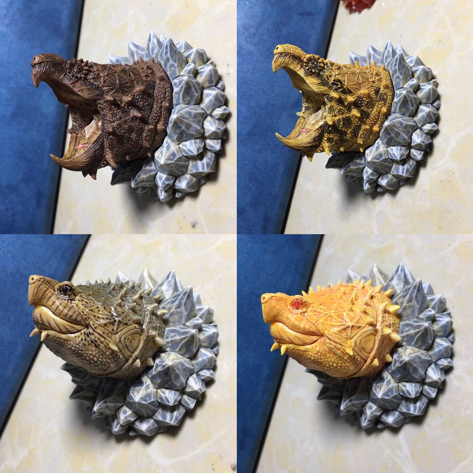 Chelydridae Resin Fridge Magnet Model