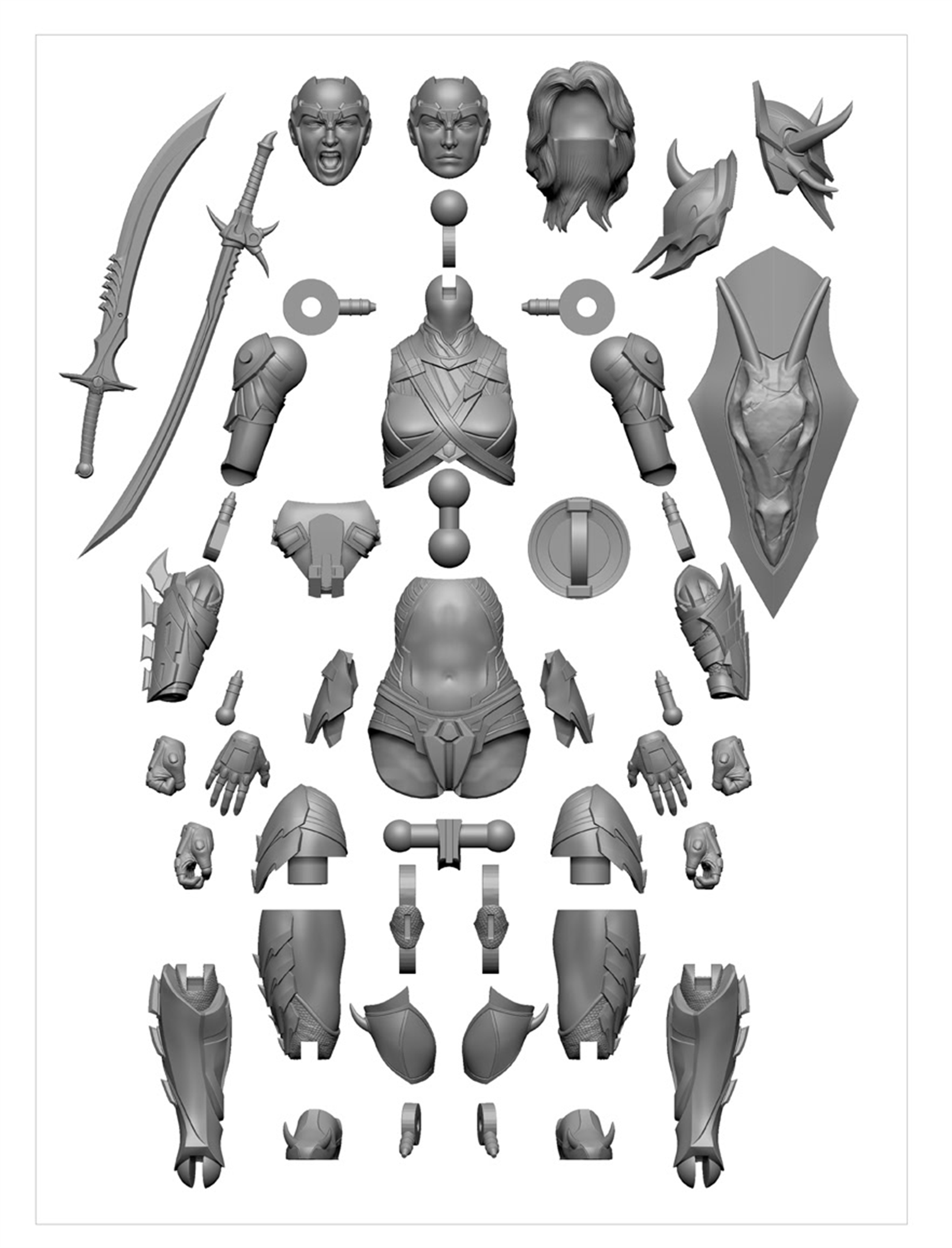 Beasts of the Mesozoic Dragolina- Smilodon rider- Cyberzoic 1/18th scale action figure