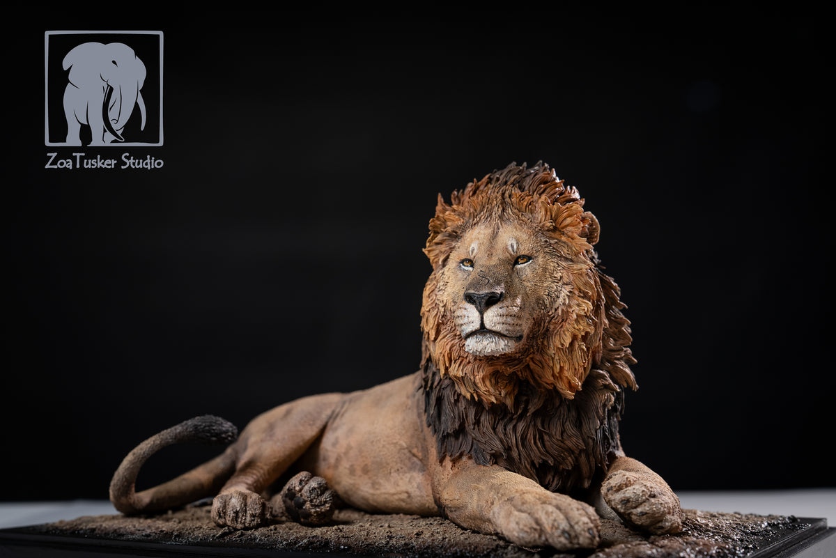 De CLAY Studio Weißes Nashorn Modell