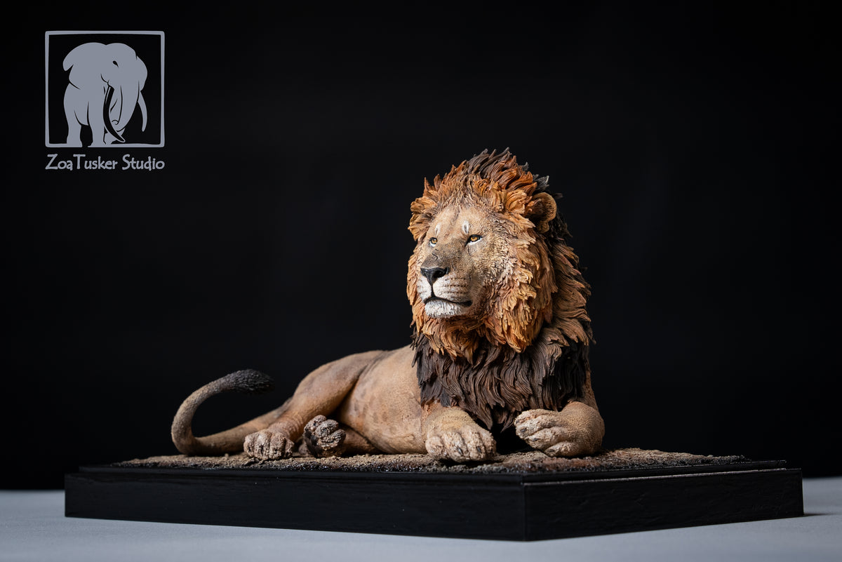 De CLAY Studio Weißes Nashorn Modell