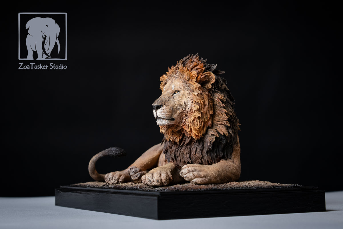 De CLAY Studio Weißes Nashorn Modell
