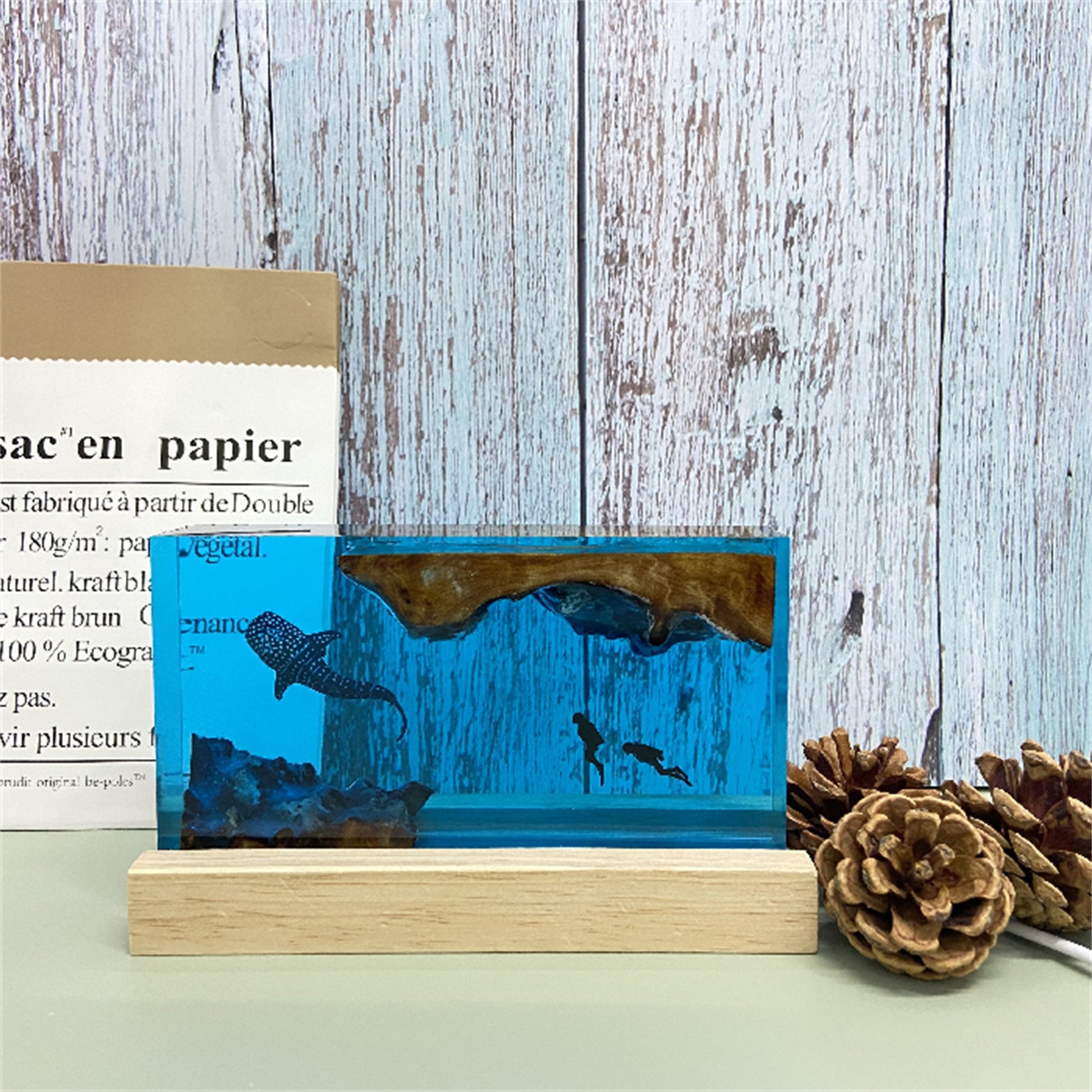 Resin Whale Shark Finished Ocean Model Scene Decoration