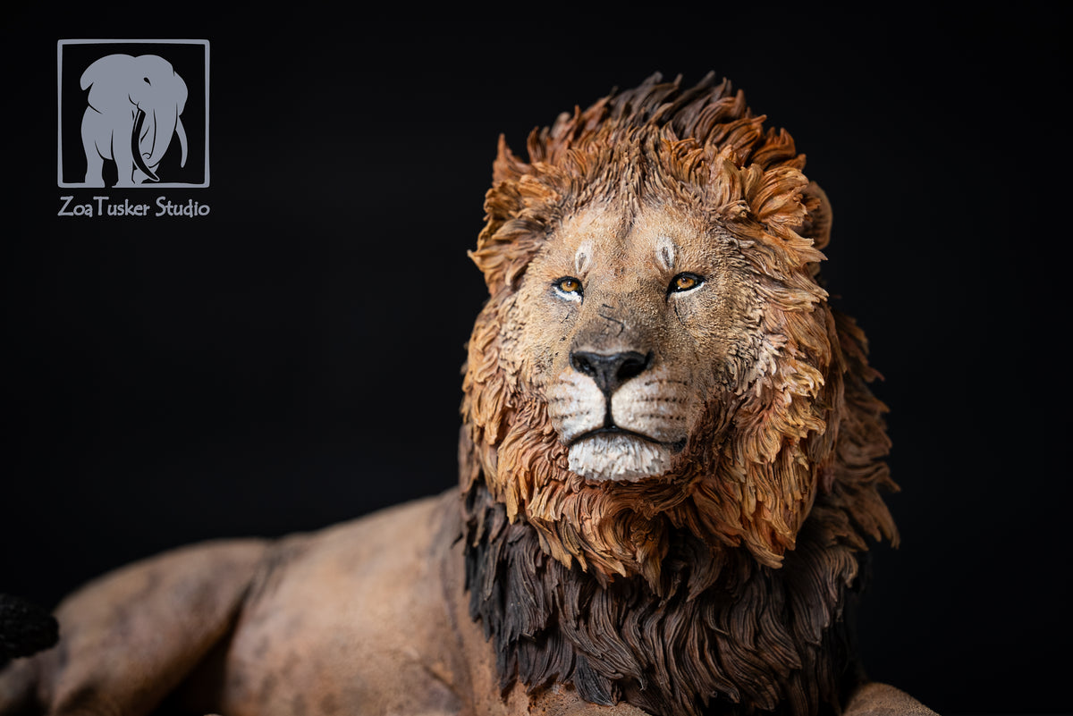De CLAY Studio Weißes Nashorn Modell