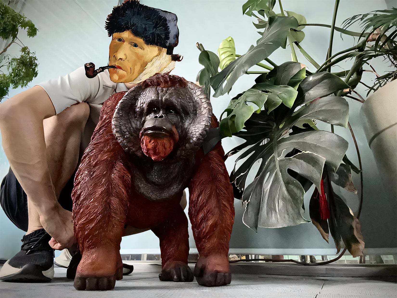 BOWUZHI Studio Sumatra-Orang-Utan-Modell im Maßstab 1:6