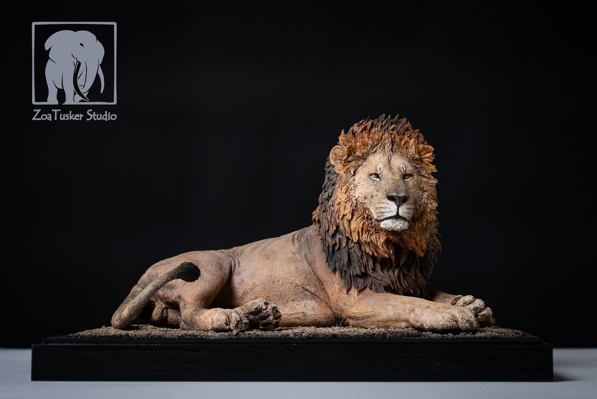De CLAY Studio Weißes Nashorn Modell