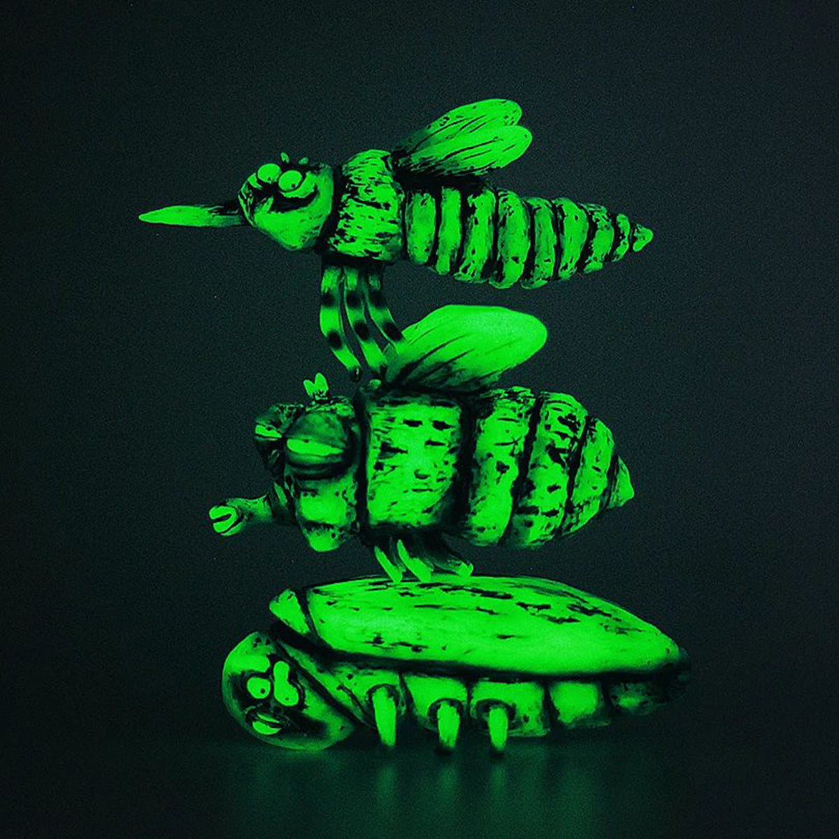 Funny Ugly Bug Statue Insect Figurine Desktop Decor