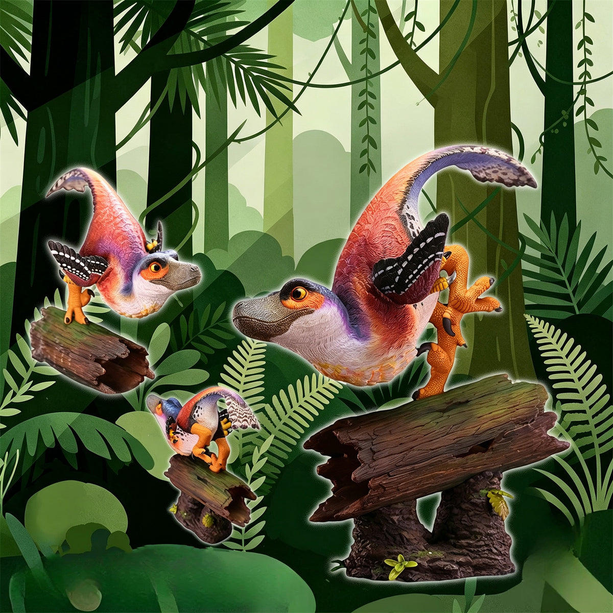 Animal Heavenly Body Velociraptor Model