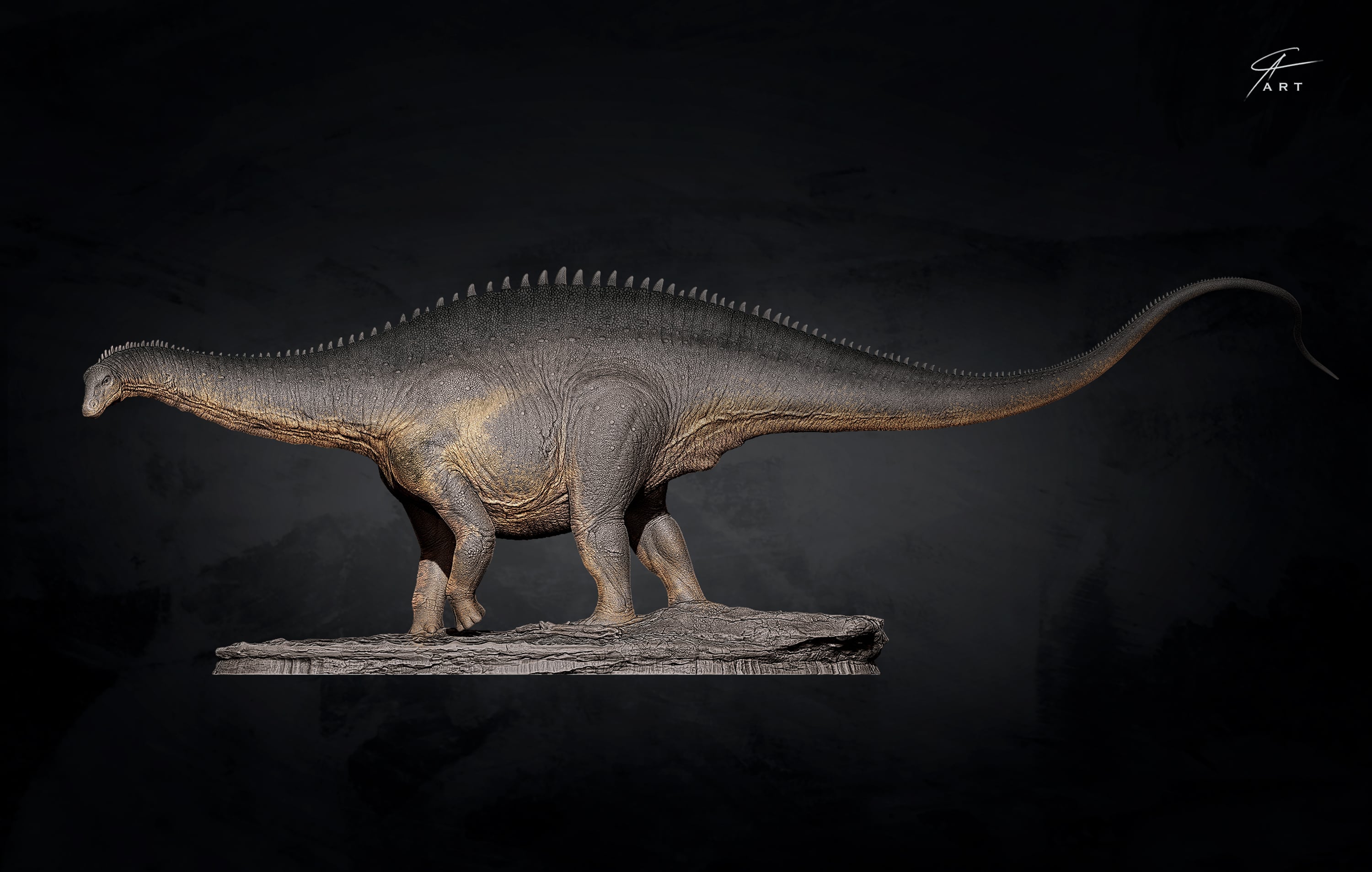 Anningpale 1:35 Scale Maraapunisaurus Model