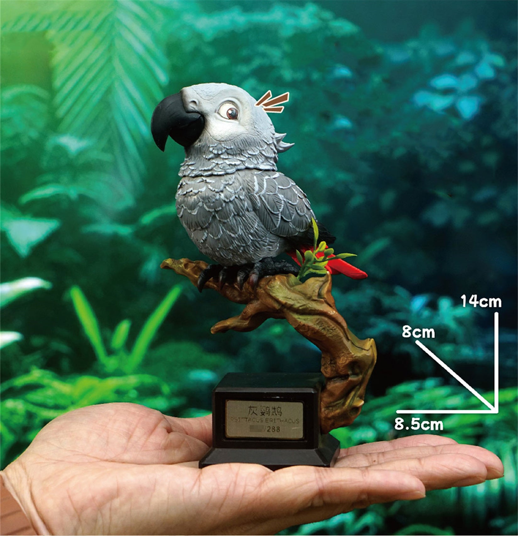 Psittacus Erithacus & Eolophus Roseicapilla Parrot Model