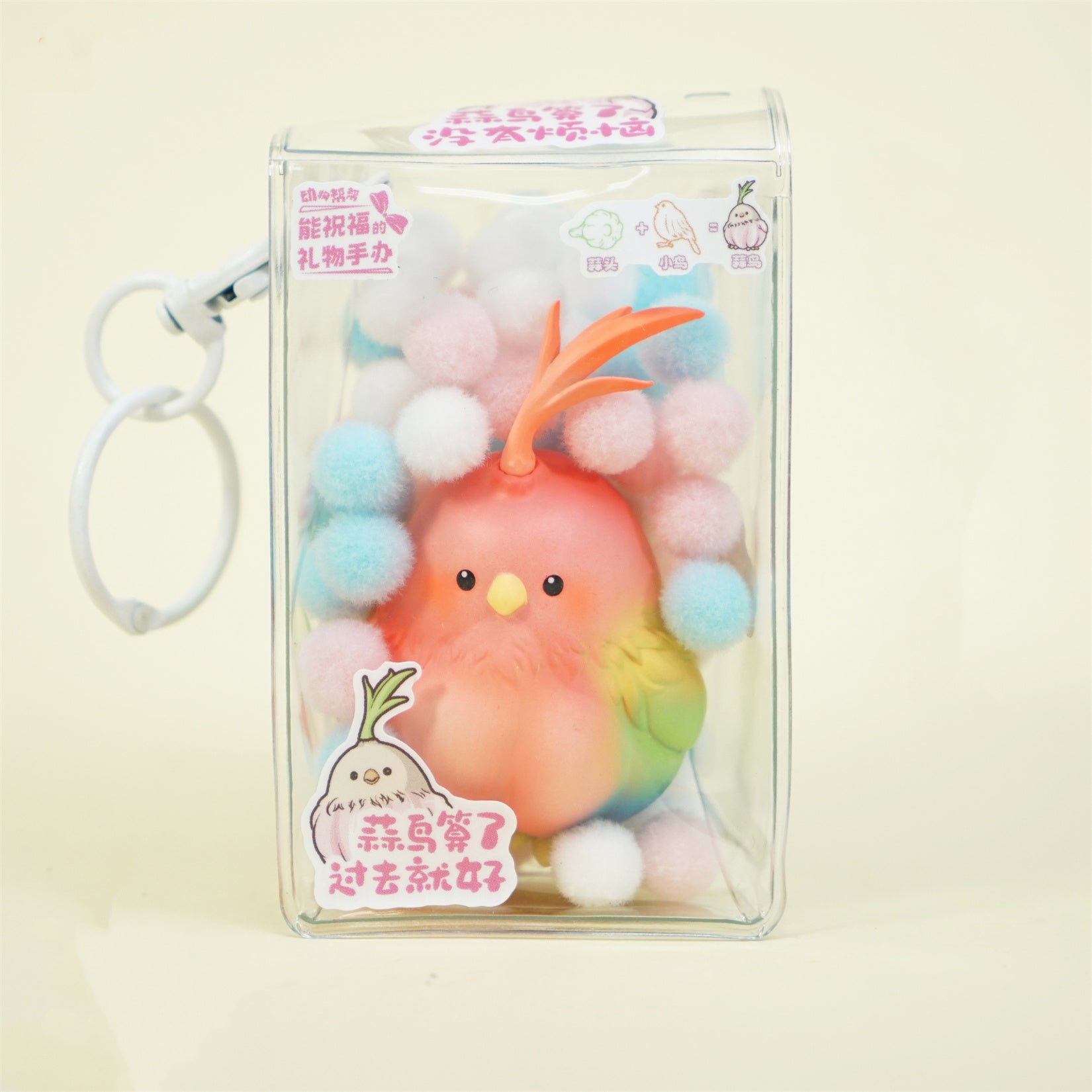 Modèle de charme d'oiseau à l'ail