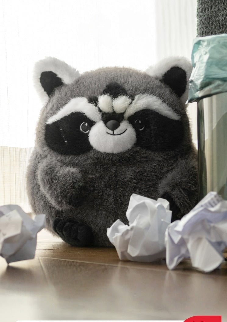 Raccoon Model Soft Animal Figure