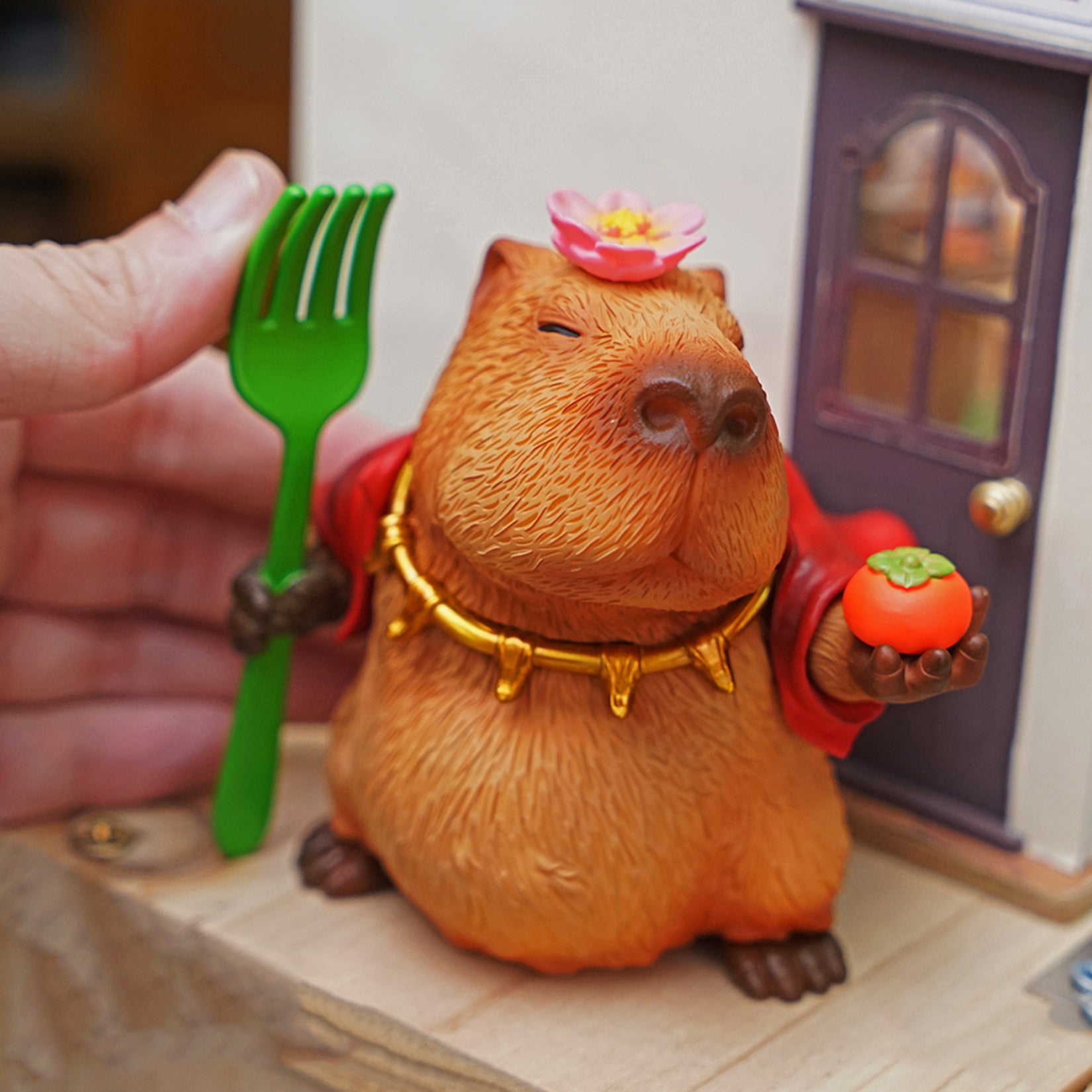 Capybara Figurine Cute Resin Animal Decor