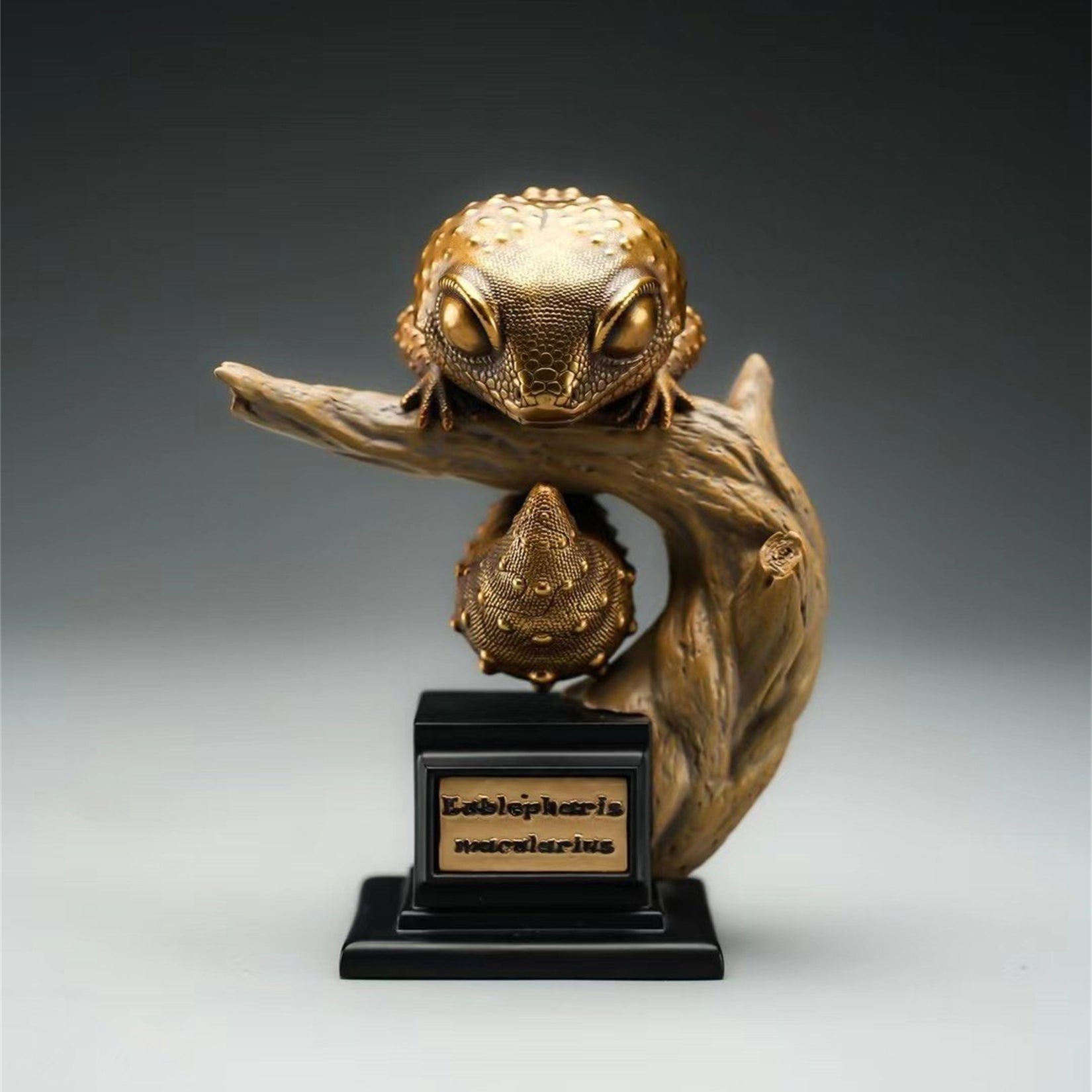 BOWUZHI Studio Bronze Gecko Figurines