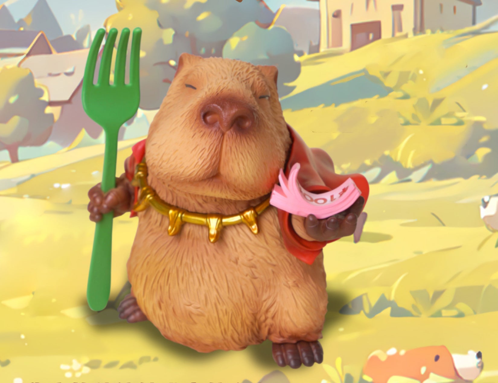 Capybara Figurine Cute Resin Animal Decor