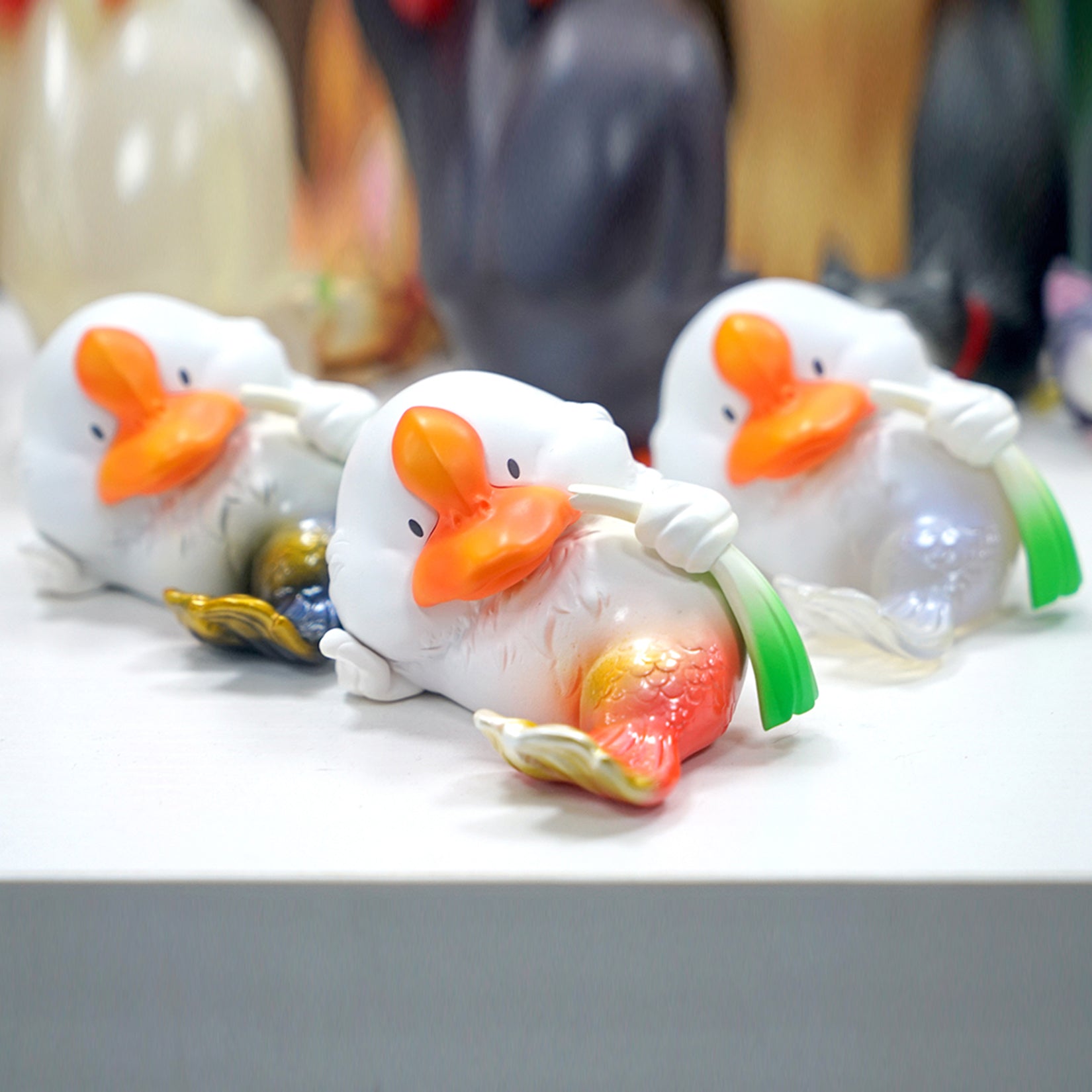 Lucky Duck Statue Animal Figure