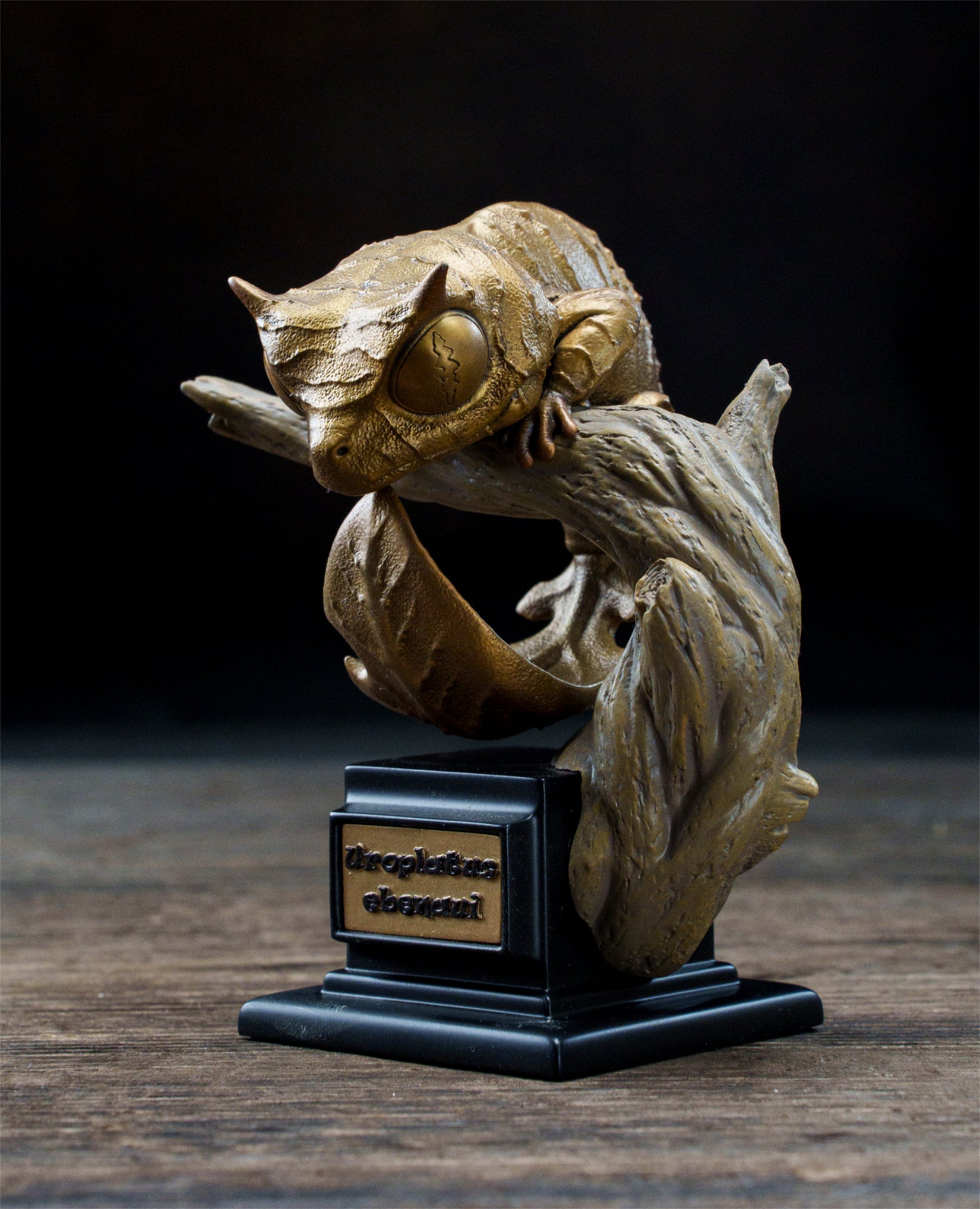 BOWUZHI Studio Leaf-Tailed Gecko Bronze Sculpture