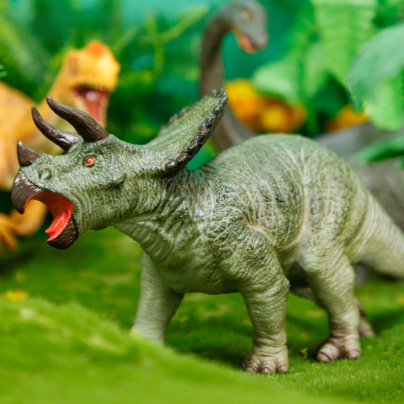 RECUR Triceratops Dinosaur Model Decor