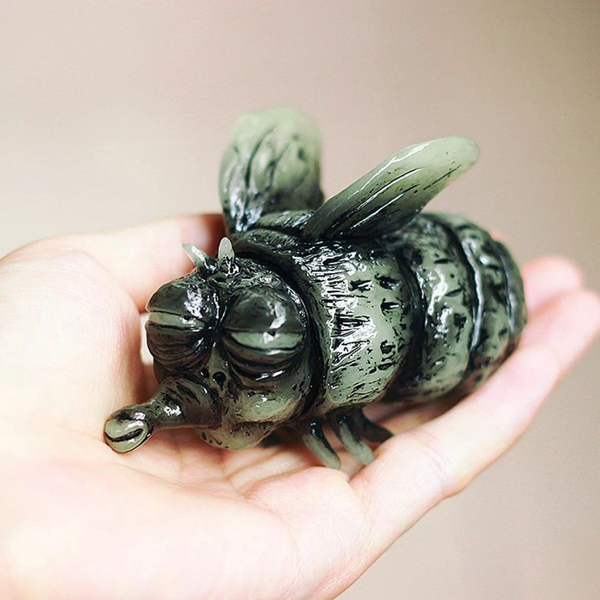 Funny Ugly Bug Statue Insect Figurine Desktop Decor