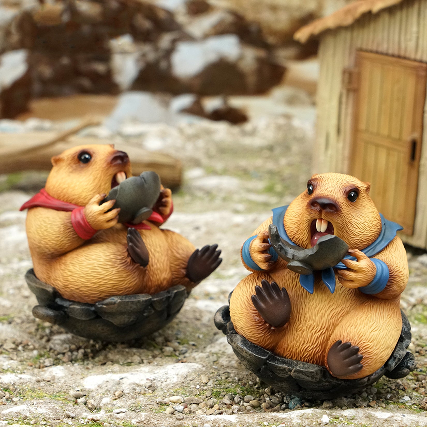 Marmots Model Resin Figure