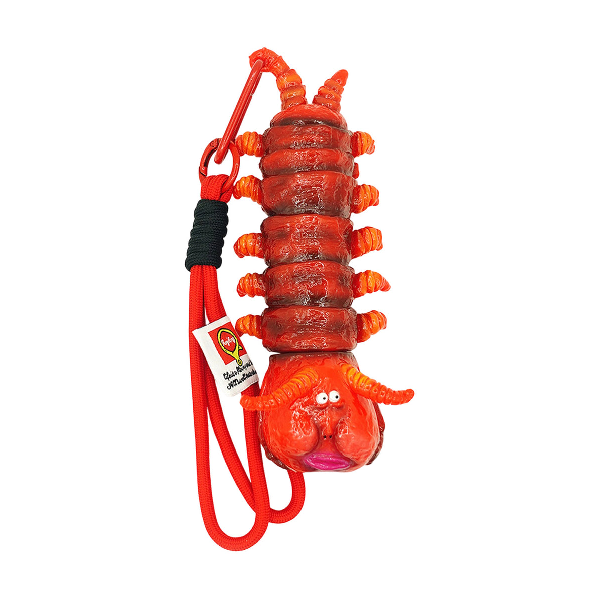Red Centipede Articulated Head Insect Desktop Ornament