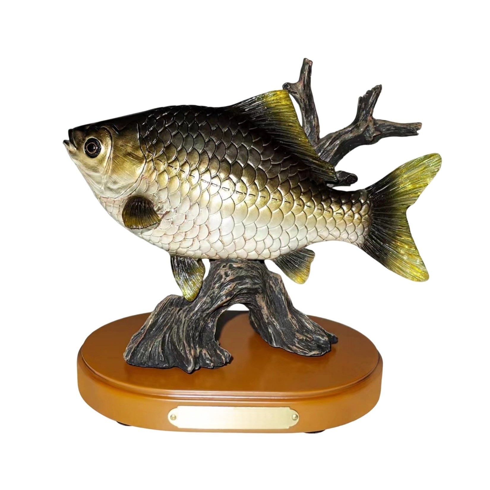 1:2 Scale Common Carp Model Fish Animal Figure Decor