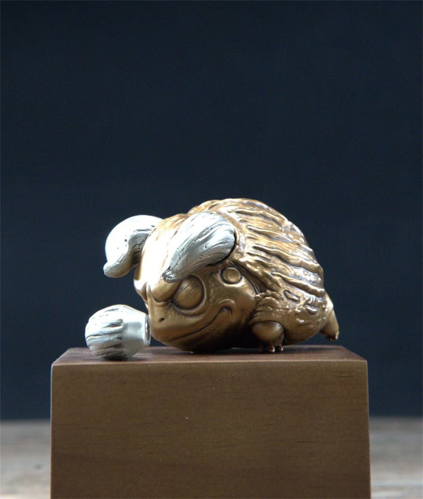 BOWUZHI Studio African bullfrog Bronze Model