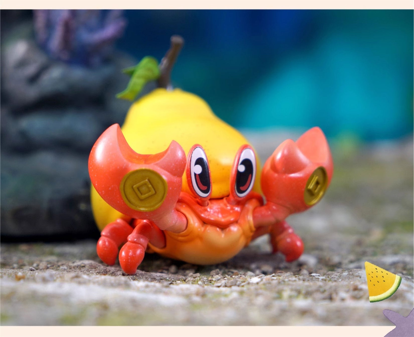 Einsiedlerkrebs Birnenmodell Kreative Figur