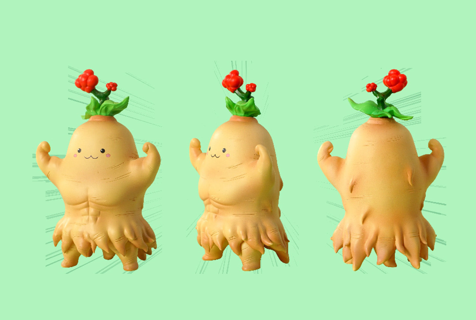 Ginseng Doll Model Creative Figure