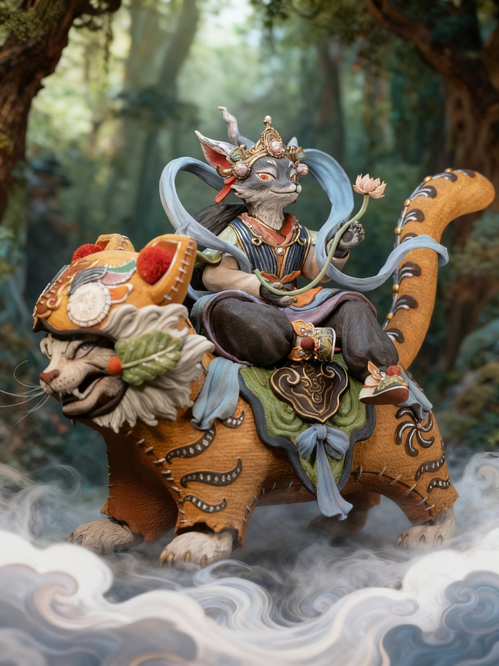 JXK Weihnachtsbaum-Katzenmodell