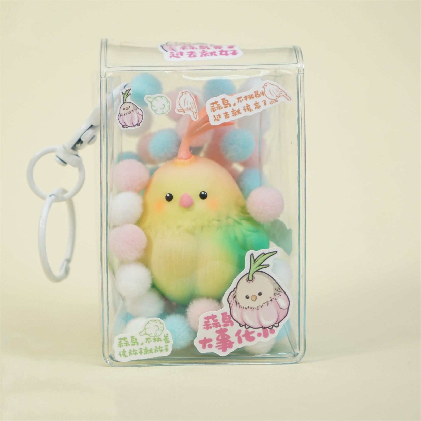 Modèle de charme d'oiseau à l'ail