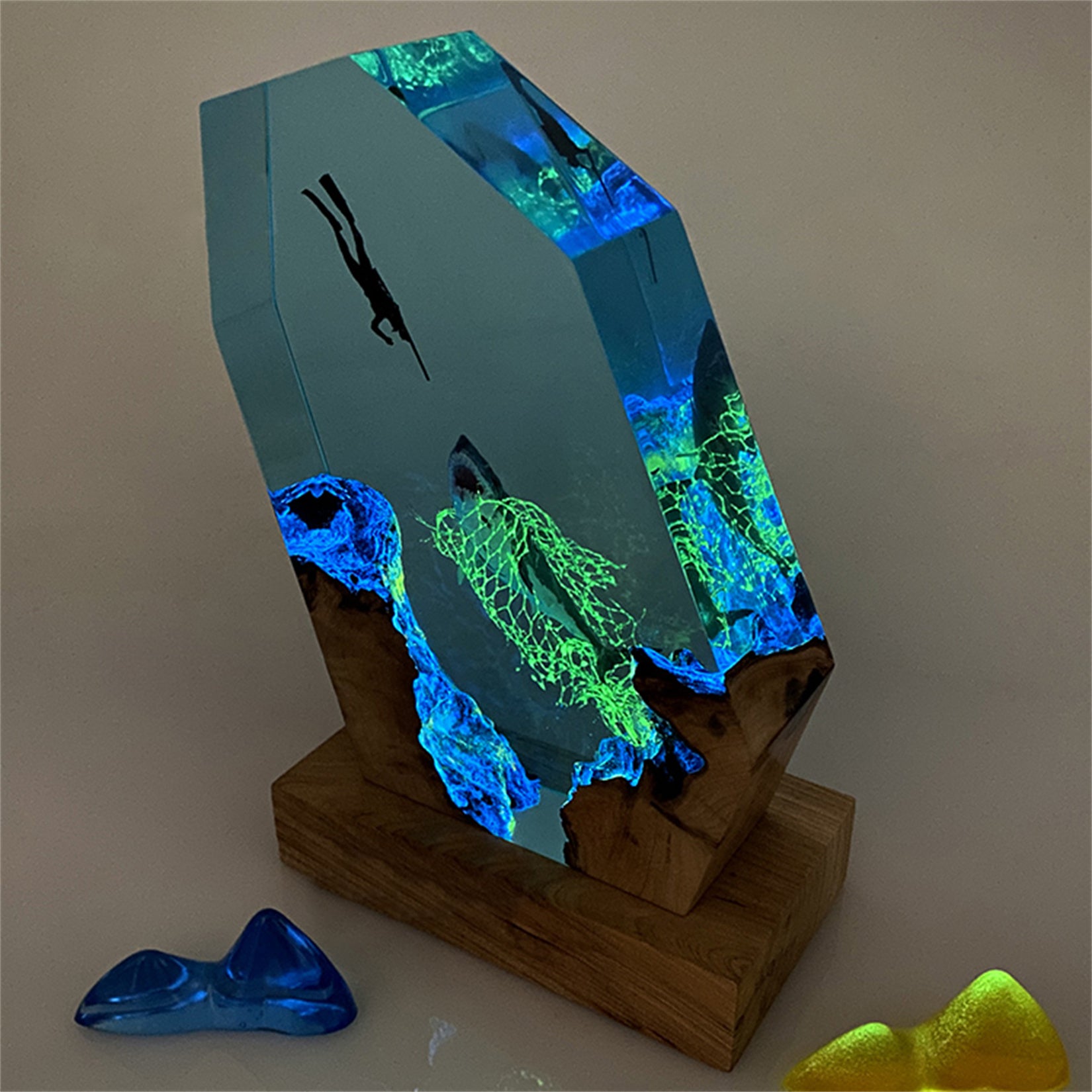 Resin Ocean Shark Model Desktop Decoration