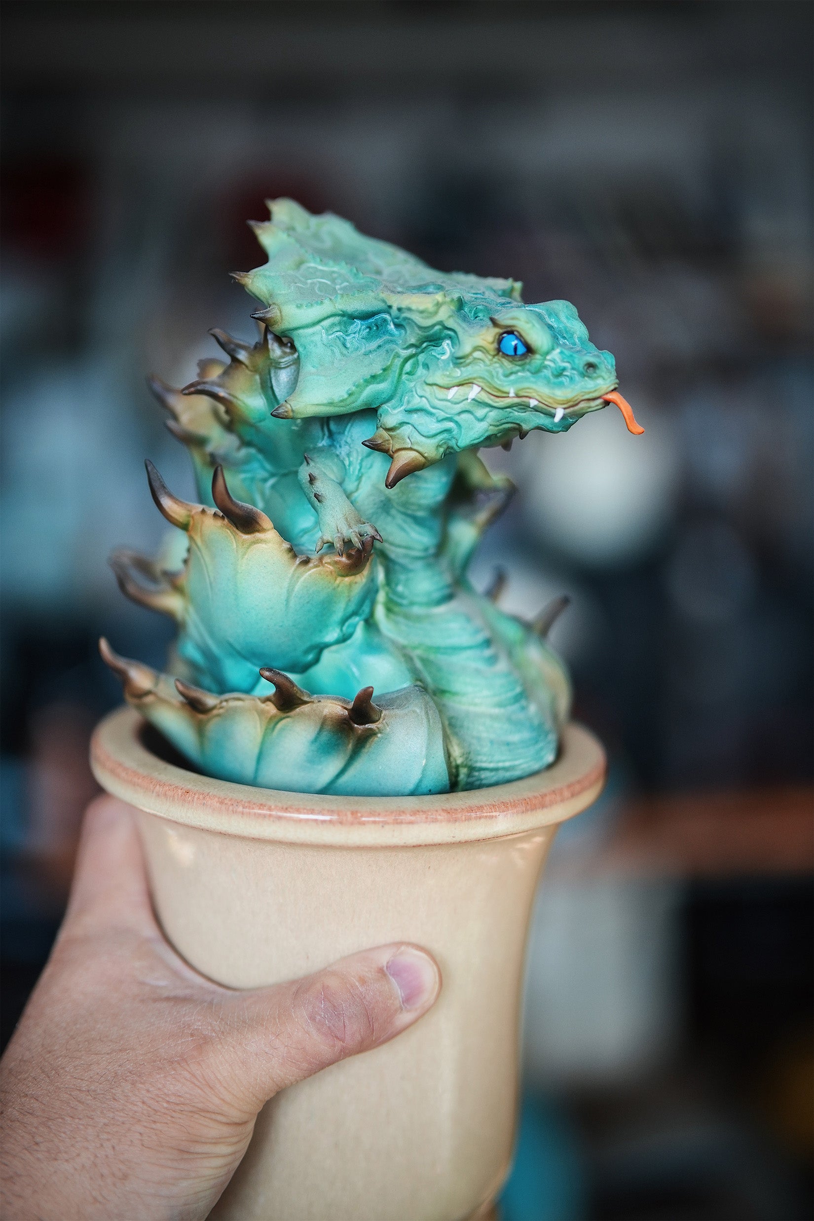 Blue Whale Skink Model