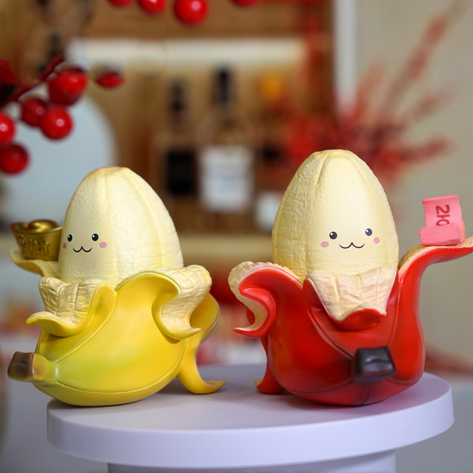 Fortune Bananas Figure Resin Model