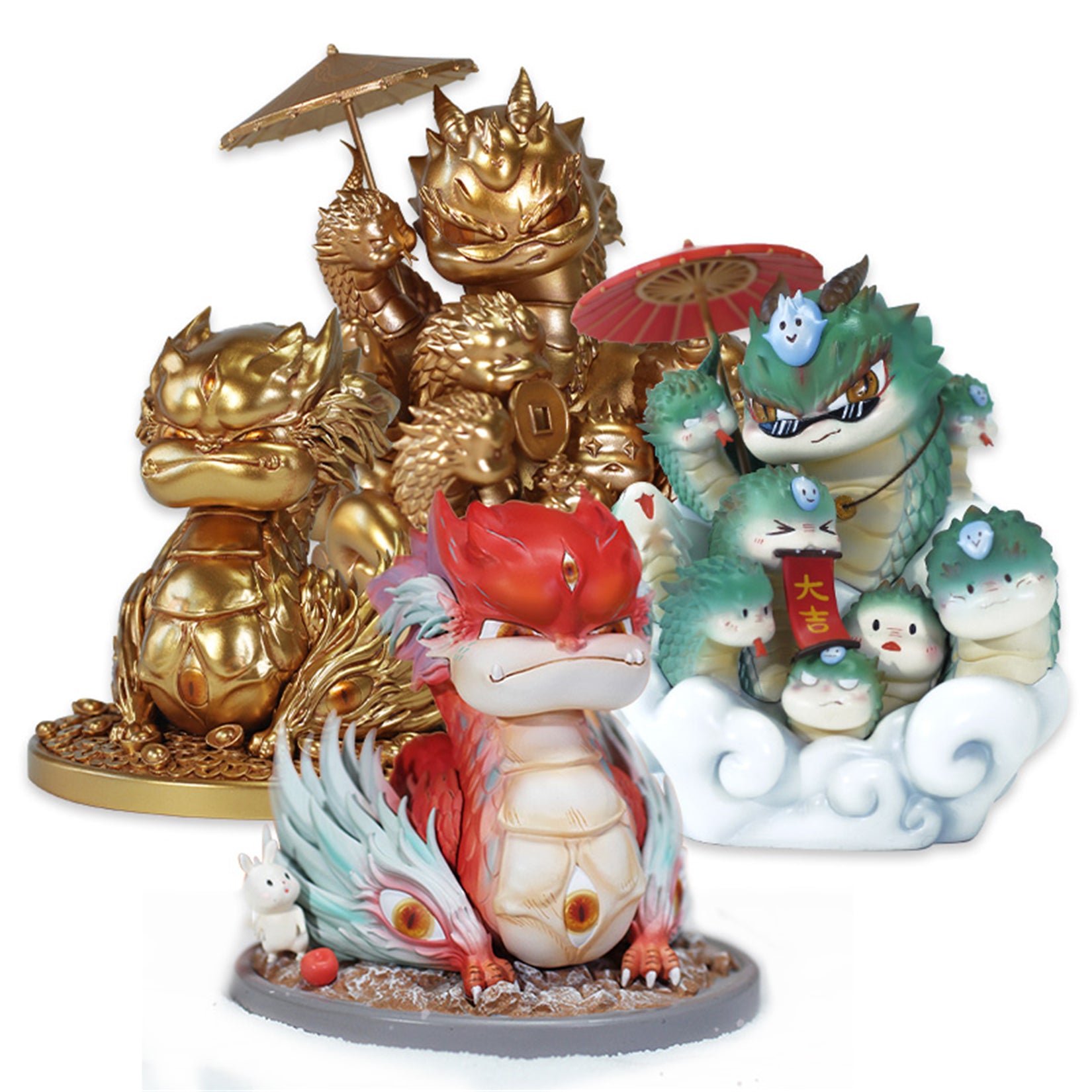 1:18 Scale Snake Luck Art Figure