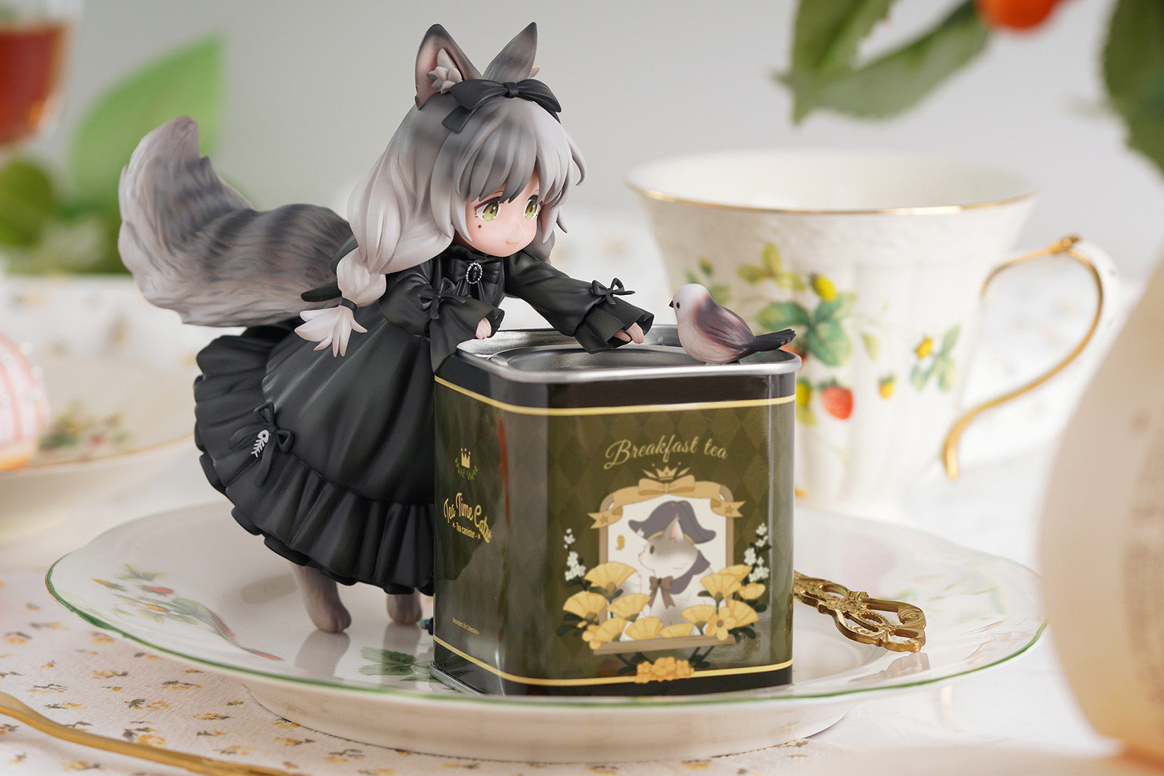 Tea Party Cats Doll Model