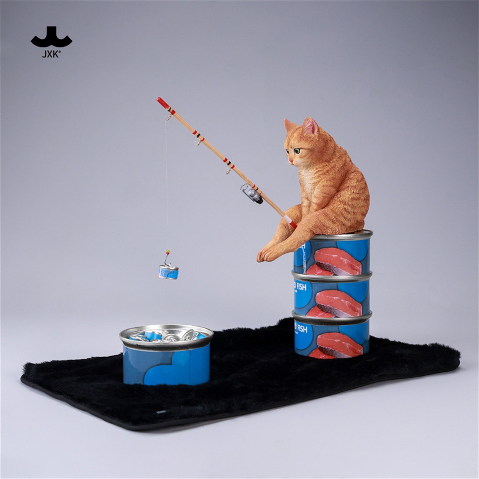 JXK Dream-Fishing Kitten Figure