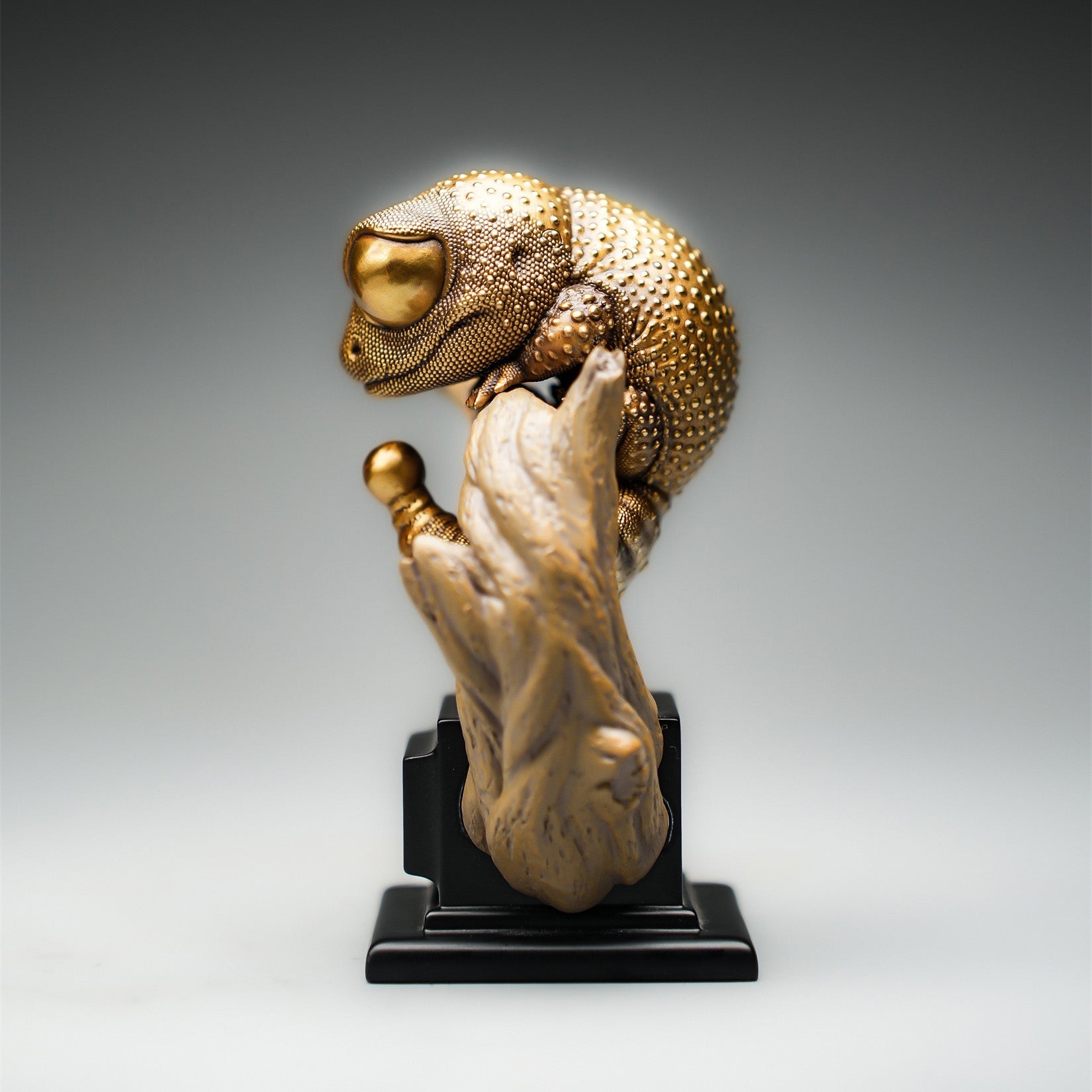 BOWUZHI Studio Bronze Gecko Figurines
