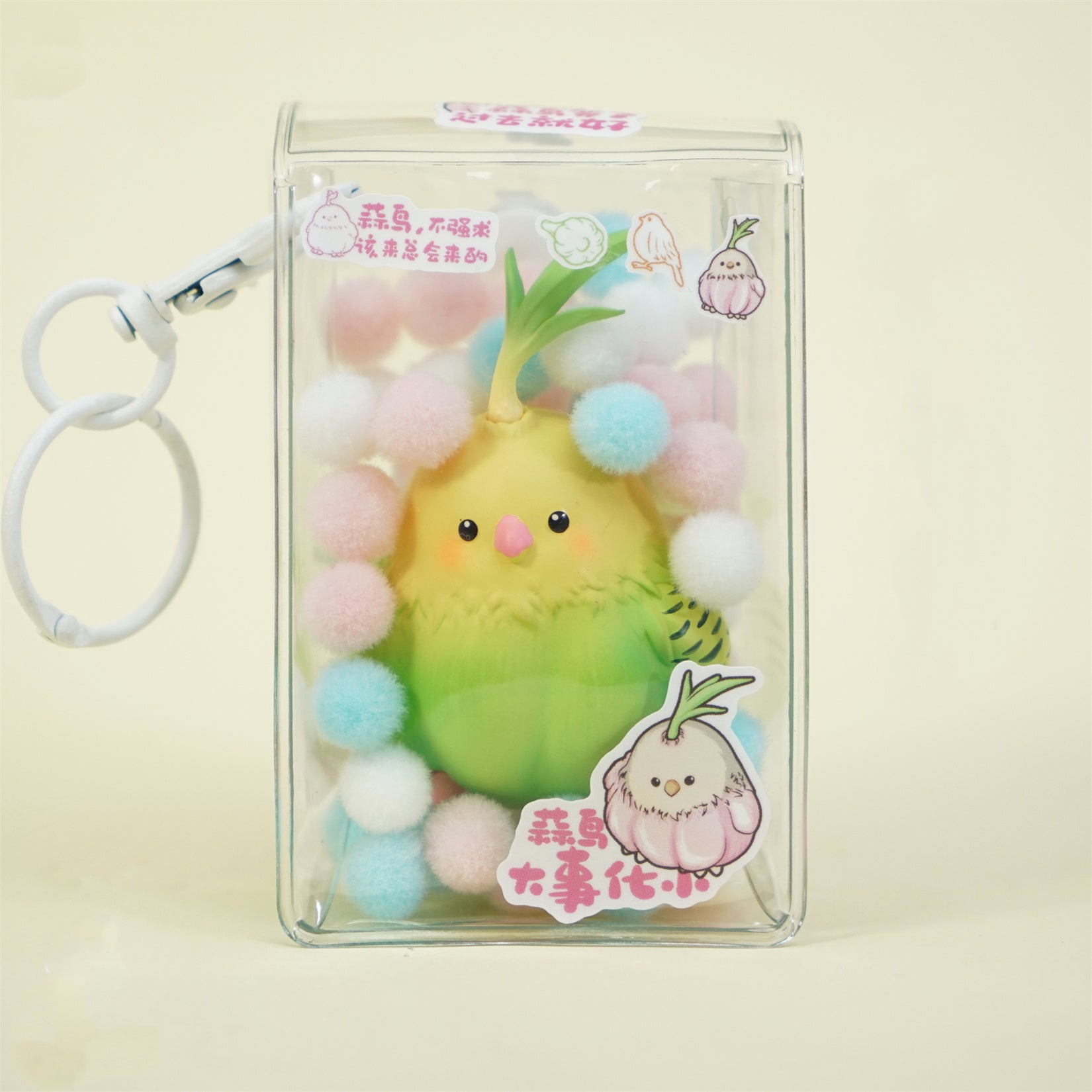 Modèle de charme d'oiseau à l'ail