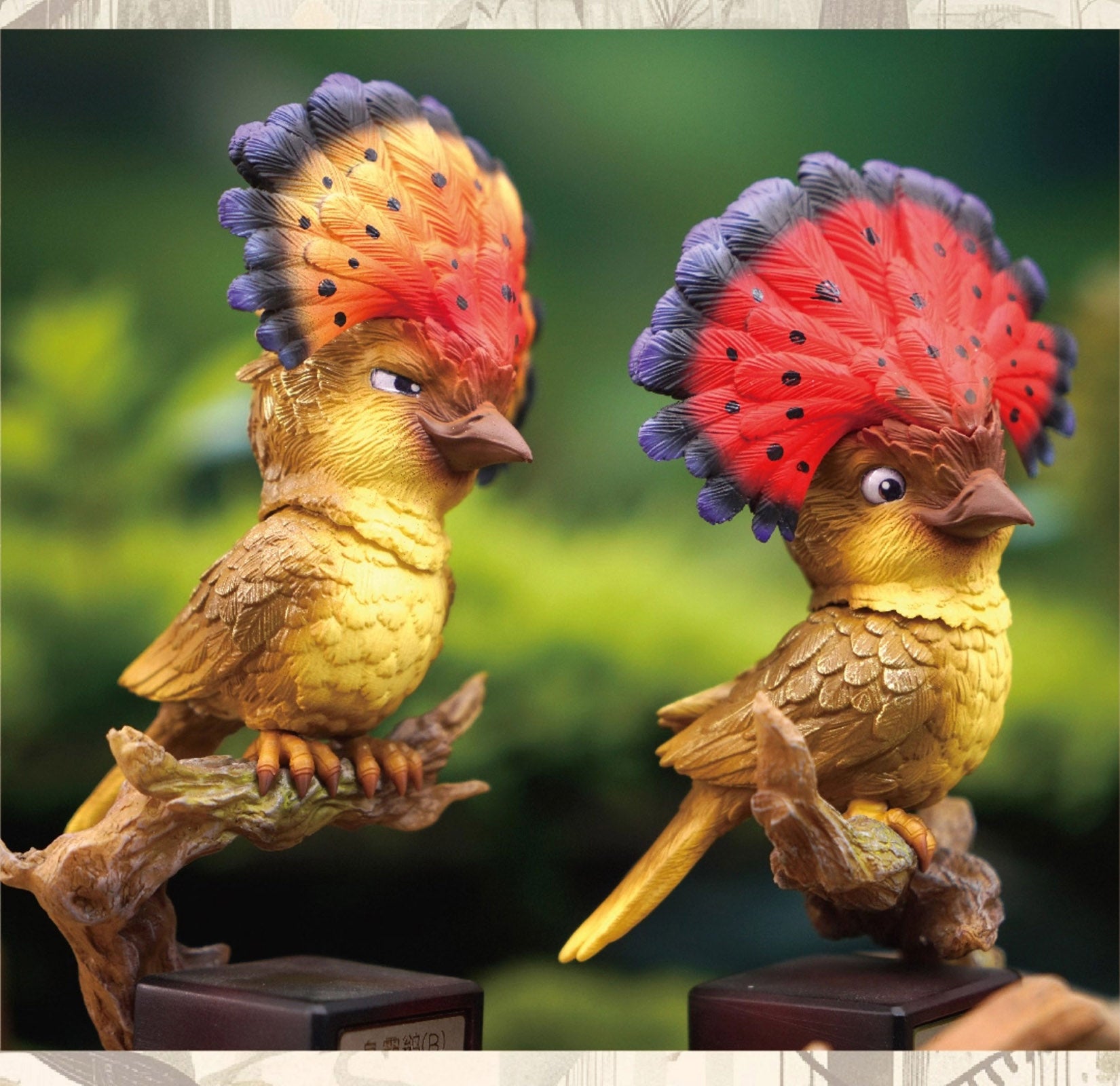 Onychorhynchus Coronatus Model Resin Bird Figure