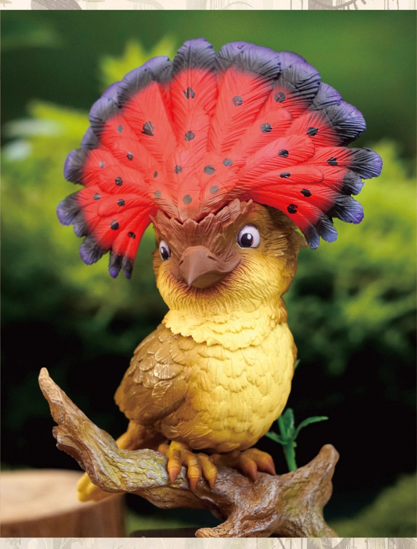 Onychorhynchus Coronatus Model Resin Bird Figure