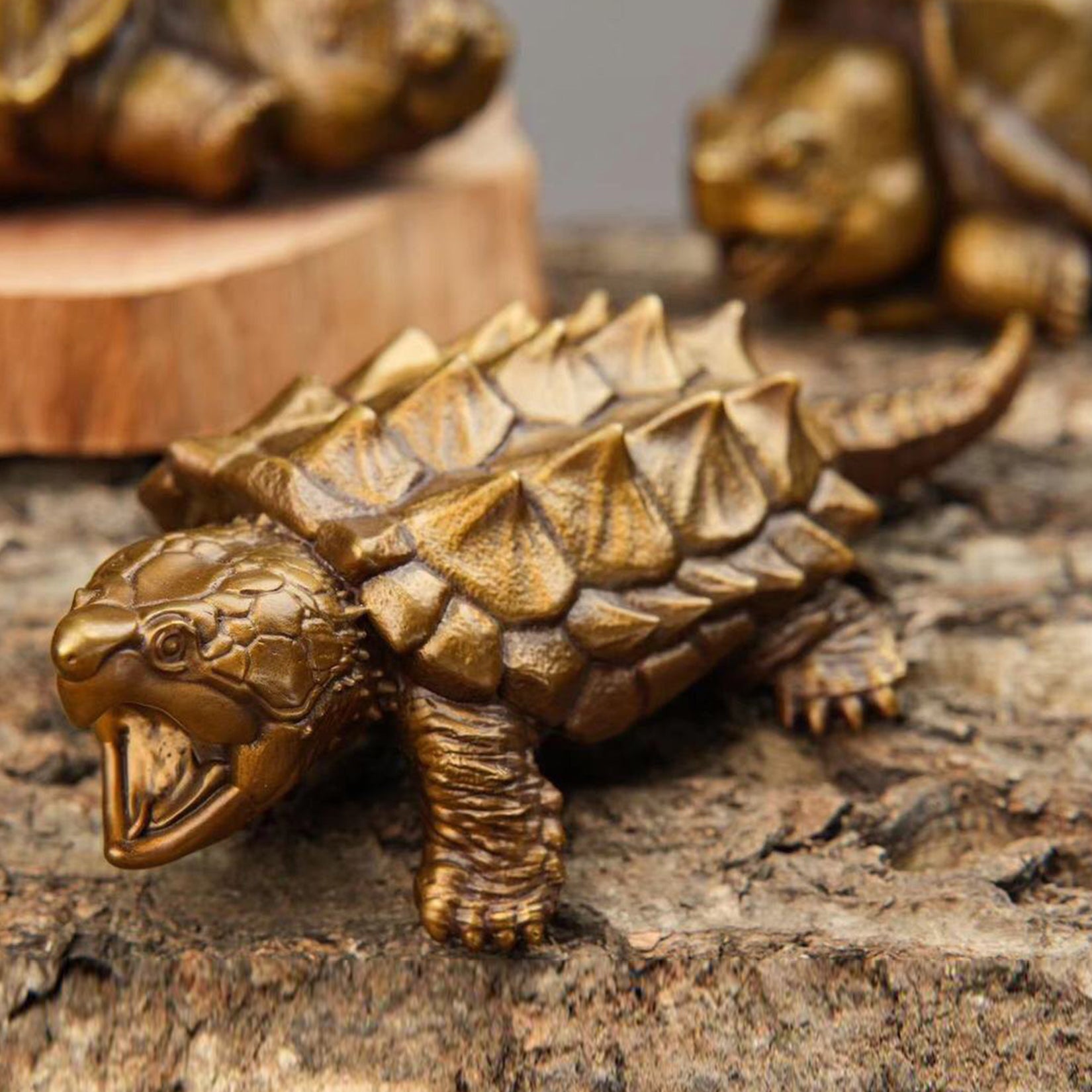 BOWUZHI Studio Macrochelys Temminckii Bronze Model