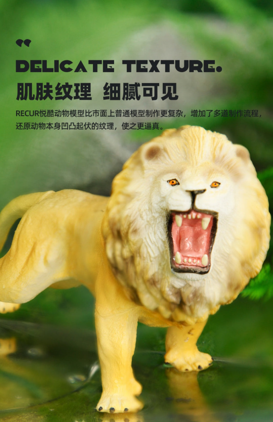 RECUR Lion Lioness Wild Animal Model