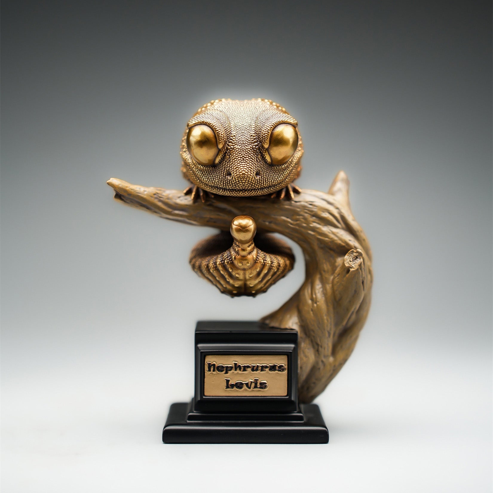 BOWUZHI Studio Bronze Gecko Figurines