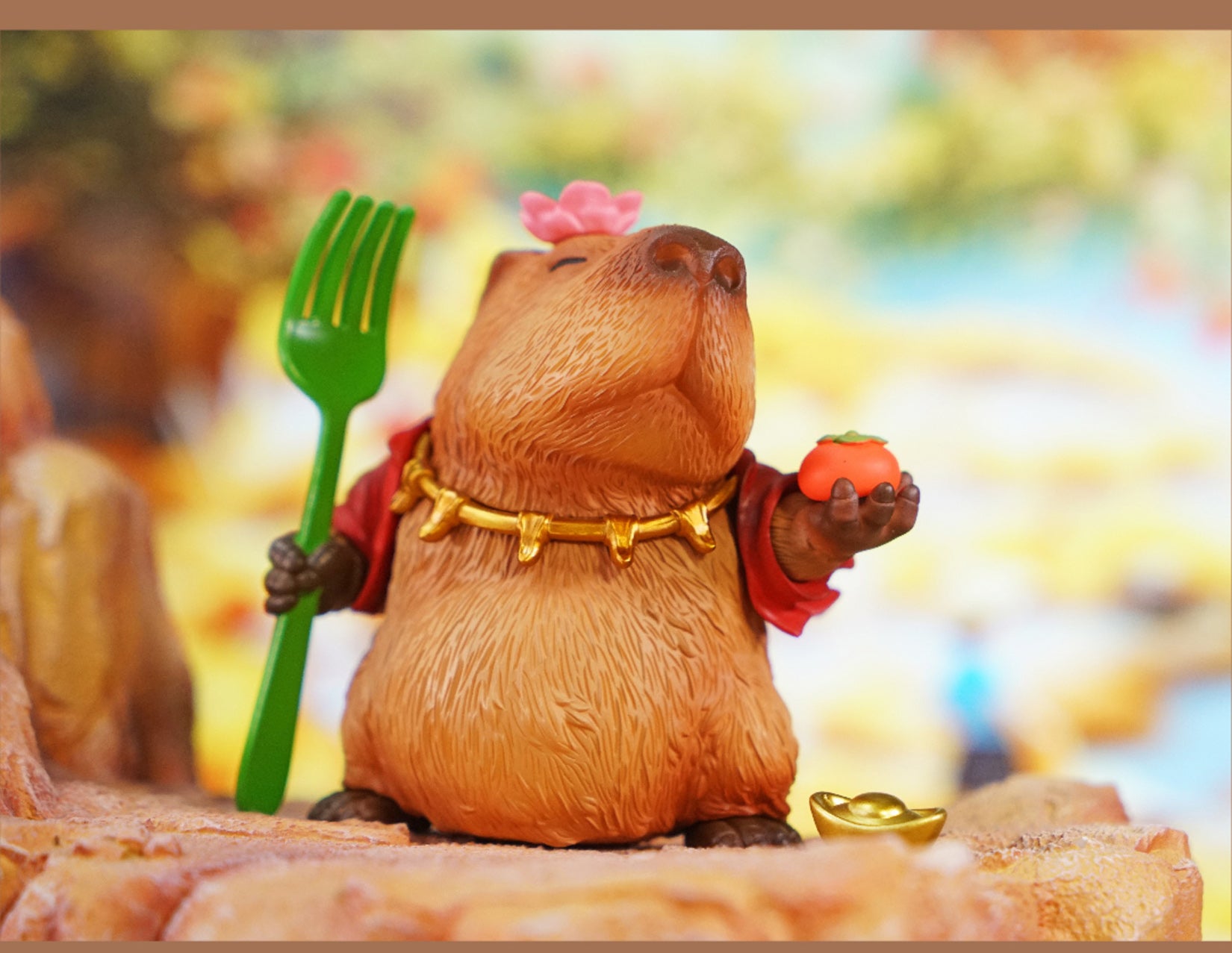 Capybara Figurine Cute Resin Animal Decor
